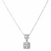 Double Square Necklace - Designer Style - CC-57716