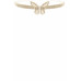 Cubic Zirconia Butterfly Charm Choker Necklace - Designer Style - CC-57722