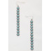 Rodeo Western Round Bead Pattern Alloy Dangle Earring - CC-57889