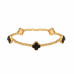 Alloy Flower Station Stretch Bracelet - CC-58207