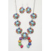Western Rodeo Horse Concho Necklace - Designer Style - CC-58291