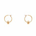 Knot Hoop Earring - Designer Style - CC-58585