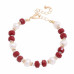 Pearl Beaded Alloy Bracelet - CC-58854