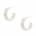 14k Crystal-studded Hoop Gold Dipped Earring - CC-58918