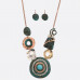 Round Alloy Necklace - CC-59188