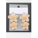 Delicate Blooming Flower Earrings - Designer Style - CC-WH2000717