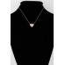 Quilted Pearl Heart Necklace - Designer Style - CC-WH2000734