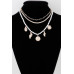 Multi Seashell Charm Necklace - Designer Style - CC-WH2000749