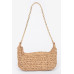 Faux Straw Zip Chain Shoulder Clutch Collection - CC-WH2000823