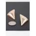 Contemporary Triangular Stud Earrings - CC-WH2000860