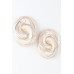 Interweaved Infinity Loop Earrings - Designer Style - CC-WH2000868
