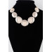 Multi Hammered Disk Necklace - Designer Style - CC-WH2000869