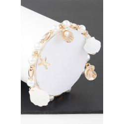 Under The Sea Pearl Charm Bracelet - Boutique Inspired