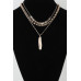 Multi Abstract Bar Linked Necklace - CC-WH2000898