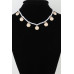 Clamshell Charm Pearl Necklace - Designer Style - CC-WH2000904