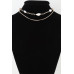 Double Pearl Linked Necklace - CC-WH2000905