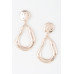 Abstract Shiny Teardrop Earrings - Designer Style - CC-WH2000922