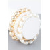 Multi Heart Stone Beaded Bracelet - Designer Style - CC-WH2000935