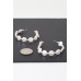 Contemporary Pearl Beaded Hoop Earrings - CC-WH2000953