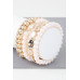 Multi Frosty Bead Bracelet - Designer Style - CC-WH2001058
