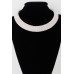 Wide Bejeweled Statement Necklace - Designer Style - CC-WH2001068