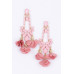 Flower Crystal-studded Earring - CC-WH2001114