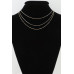 Triple Sleek Linked Necklace - CC-WH2001151