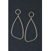 Minimal Abstract Teardrop Earrings - Designer Style - CC-WH2001159