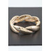 Shiny Overlapping Leaves Bracelet - Designer Style - CC-WH2001172