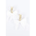 Alloy Fabric Flower Earring - CC-WH2001176