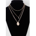 Alloy Pendant Multilayer Necklace - CC-WH2001192