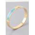 Bright H Cuff Bracelet - Designer Style - CC-WH2001236