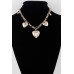 Multi Heart Charm Pendant Necklace - Designer Style - CC-WH2001239