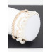 Multi Clover Beaded Bracelet - Designer Style - CC-WH2001246