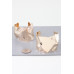 Ripple Plate Hoop Earrings - Designer Style - CC-WH2001251