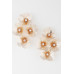 Delicate Blossom Drop Earrings - Designer Style - CC-WH2001258