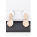 Abstract Double Engraved Drop Earrings - Designer Style - CC-WH2001272