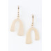 Abstract Arch Drop Earrings - Designer Style - CC-WH2001277