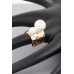 Hammered Twin Pearl Ring - Designer Style - CC-WH2001278