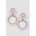 Faux Pearl&stone Dangle Earring - Designer Style - CC-WH2001311