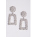 Hammered Day To Day Earrings - Designer Style - CC-WH2001313