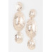 Triple Hammered Disc Earrings - Designer Style - CC-WH2001333