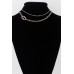 Double Link Linked Choker Necklace - CC-WH2001381