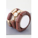 Multi Stone Wood Bracelet - Designer Style - CC-WH2001384