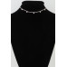 Minimal Crystal-studded Choker Necklace - CC-WH2001451