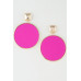 Bright Playful Round Drop Earrings - CC-WH2001465