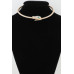 Bejeweled Snake Wrap Choker Necklace - Designer Style - CC-WH2001466