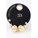Multi Shiny Curved Earrings Set - Designer Style - CC-WH2001486