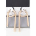 Multi Shiny Contemporary Drop Earrings - CC-WH2001489