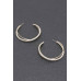 Crystal-studded Hoop Earring - CC-WH2001517